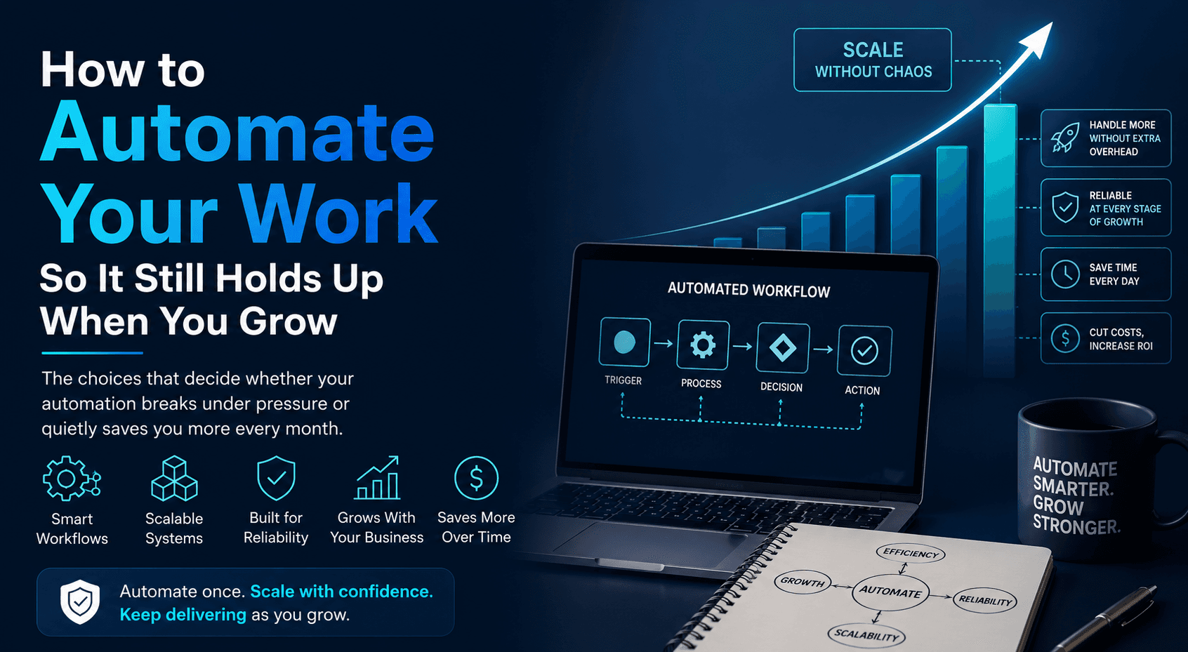 How to automate your work so it still holds up when you grow